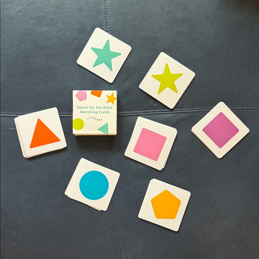 Lovevery Reach for the Stars Matching Cards - Multi Color
